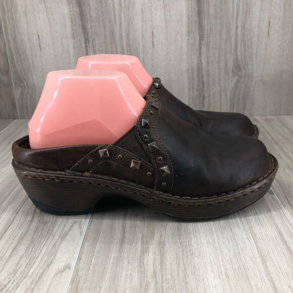 Durango Mule Clogs Womens 9M Dream Brown Leather Slip On Shoes - Picture 1 of 12